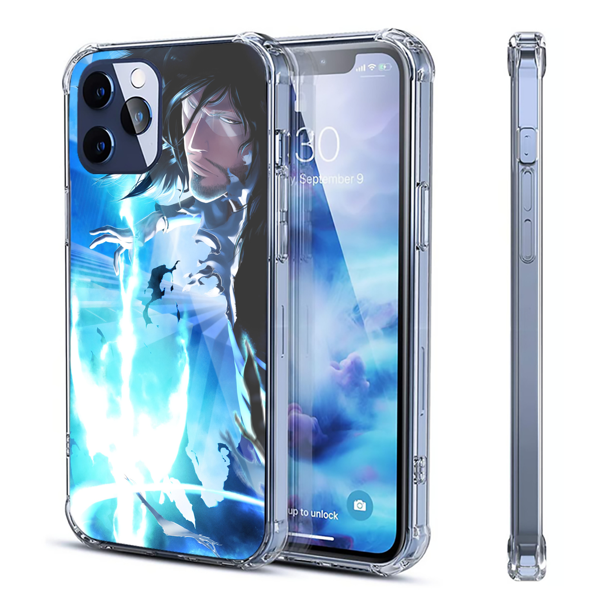 （画像用） ブリーチ BLEACH 【iPhone 12シリーズ対応】透明スマホケース（クリアソフトケース）
